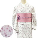 レース着物 花柄【限定品07】ラッセルレース 着物 袷着物 白 赤 ホワイト レッド 夏着物 春着物 浴衣 通年 総レース レトロ モダン ラッセル レース レ...