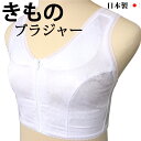 日本製 和装ブラ フロントファスナー 立体裁断 M/L/LL 和装ブラジャー 洗える きものブラジャー 着物 肌着 下着 着付 肌襦袢 半衿 衿芯 ウォッシャブル