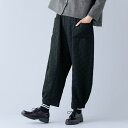 大人 おしゃれ ボトム ミセスファッション レディース 秋冬 / ドット柄ジャカードコクーンパンツ / 40代 50代 60代 70代 シニアファッション 服