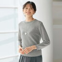 プルオーバー レディース おしゃれ 秋冬 40代 50代 60代 70代 ミセスファッション シニアファッション / ラメ入りニットプルオーバー