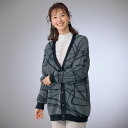 カーディガン レディース おしゃれ 春 秋冬 ミセス シニア ファッション 40代 50代 60代 70代 ジャカード シャギーニットカーディガン