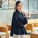 ブラウス シャツ レディース おしゃれ 春 秋冬 ミセス シニア ファッション 40代 50代 60代 70代 レース襟ジャージーブラウス
