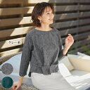 ブラウス シャツ レディース おしゃれ 春夏 ミセス シニア ファッション 40代 50代 60代 70代 ジャカード織 タックデザインブラウス