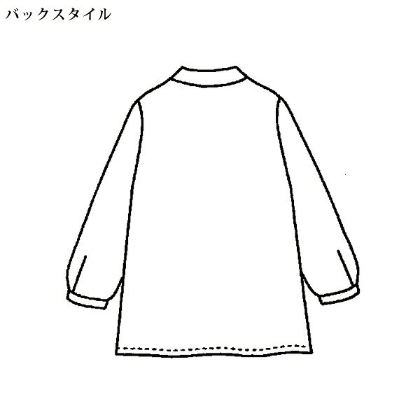 チュニック 大人可愛い おしゃれ 秋冬 ミセス シニア ファッション 40代 50代 60代 70代 ジャカード織シャツチュニック kyo-tsu-10108276 京都通販 ミセスのファッション館 サンプル画像3