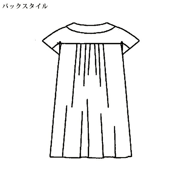 ワンピース きれいめ おしゃれ 秋冬 春 ミセス シニア ファッション 40代 50代 60代 70代 襟付き多ボタンチュニックワンピース kyo-tsu-10110150 京都通販 ミセスのファッション館 サンプル画像3