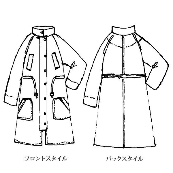 コート アウター レディース おしゃれ 春 ミセス シニア ファッション 40代 50代 60代 70代 ポケットデザインコート kyo-tsu-10110754 京都通販 ミセスのファッション館 サンプル画像3