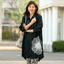 ミセスファッション おしゃれ ワンピース レディース 春夏 / 花柄プリントシャツワンピース / 50代 60代 70代 80代 シニアファッション 服 母の日...