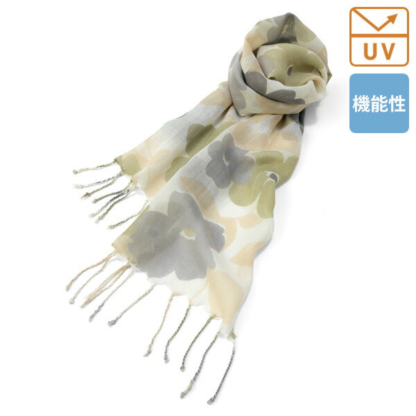 ミセスファッション おしゃれ UV ストール レディース 春夏 / 接触冷感ストール / 50代 60代 70代 80代 シニアファッション◎