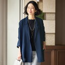 ジャケット 50代 60代 70代 80代 ミセスファッション シニアファッション 大人 おしゃれ 百貨店通販販売商品 春夏 服 / メッシュ素材使用カーディガンジャケット