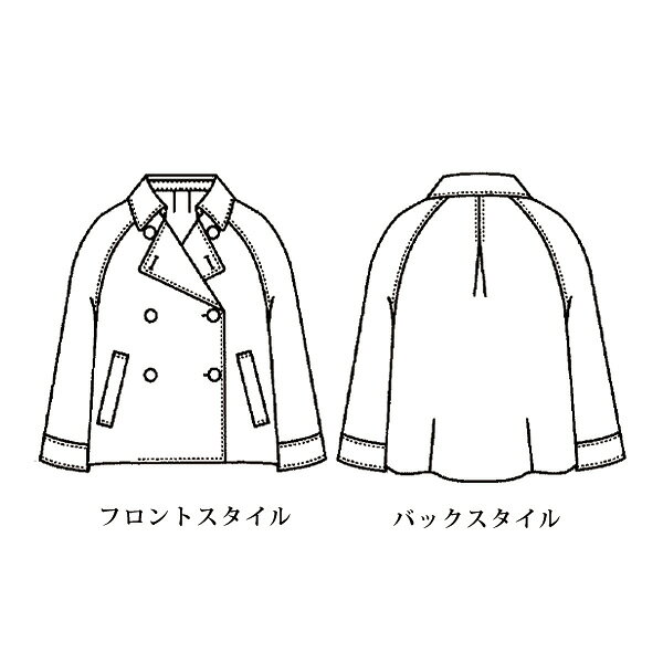 ジャケット アウター レディース おしゃれ 春 秋冬 ミセス シニア ファッション 40代 50代 60代 70代 80代 起毛タッチグレンチェックジャケット kyo-tsu-10110261 京都通販 ミセスのファッション館 サンプル画像3