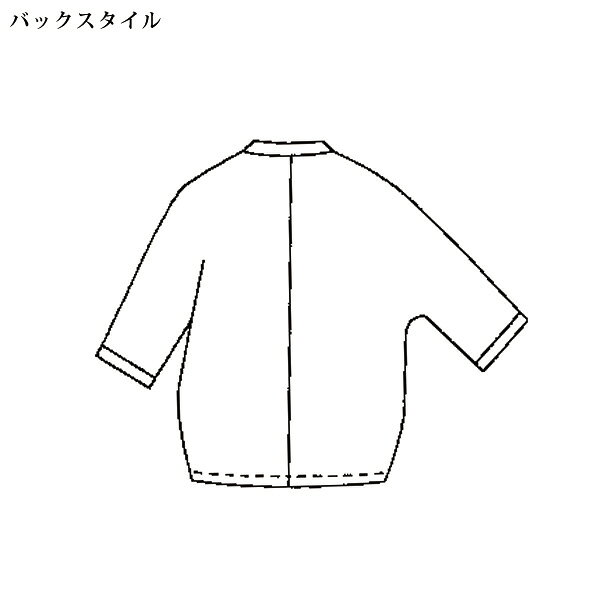 ブラウス シャツ レディース おしゃれ 春夏 ミセス シニア ファッション 40代 50代 60代 70代 80代 綿麻ドルマンブラウス kyo-tsu-10113544 京都通販 ミセスのファッション館 サンプル画像3