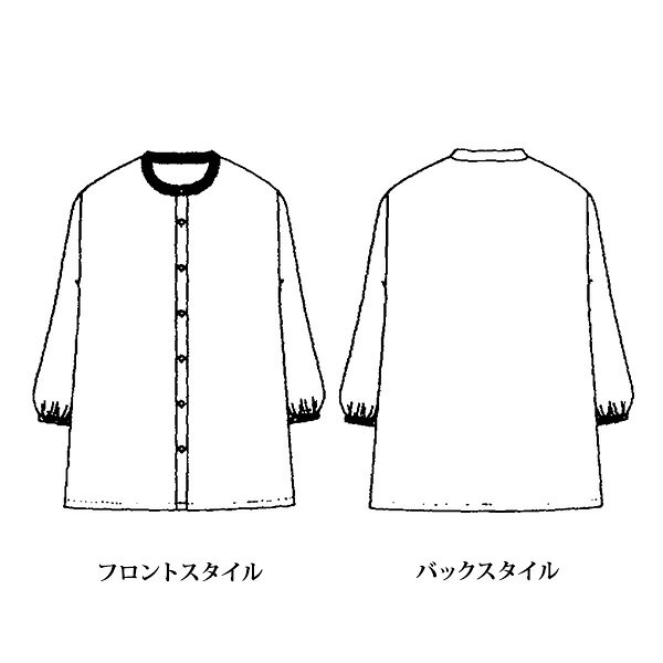 シャツ ブラウス レディース おしゃれ ミセス シニア ファッション 50代 60代 70代 80代 百貨店通販販売商品 配色ブラウス 大きいサイズ M LL 4L kyo-tsu-10114094 京都通販 ミセスのファッション館 サンプル画像3
