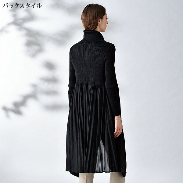 カーディガン 40代 50代 60代 70代 ミセスファッション シニアファッション 大人 おしゃれ 服 / 美シルエットプリーツカーディガン◎ kyo-tsu-10100408 京都通販 ミセスのファッション館 サンプル画像3
