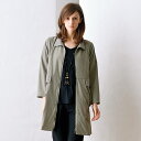 ジャケット 40代 50代 60代 70代 ミセスファッション シニアファッション 大人 おしゃれ 服 / 衿リブ素材使い ロングファスナージャケット
