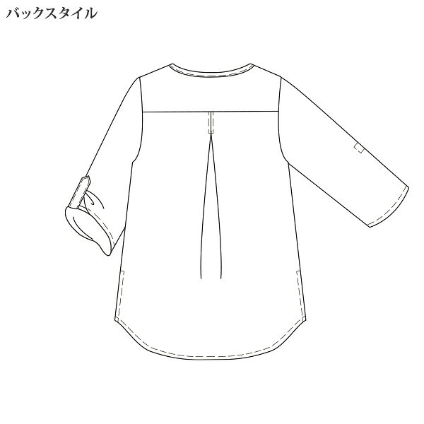 プルオーバー レディース おしゃれ 40代 50代 60代 70代 80代 ミセス シニア ファッション / ポロ アッスン ゆったり軽やかドレープシャツ U.S.POLO ASSN kyo-tsu-10101699 京都通販 ミセスのファッション館 サンプル画像3