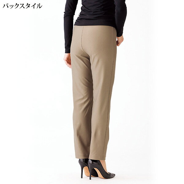 パンツ レディース おしゃれ 40代 50代 60代 70代 80代 ミセス シニア ファッション 大人 / 東レ フィラロッサ 楽のび美脚パンツ 3色組（股下65cm） / 大きいサイズ S M L LL 3L kyo-tsu-10101276 京都通販 ミセスのファッション館 サンプル画像3