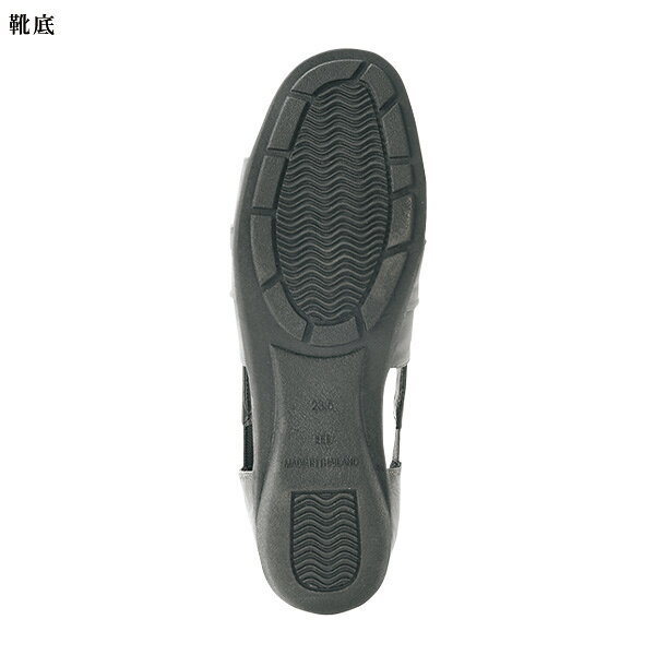 パンプス シューズ レディース おしゃれ ミセス シニア ファッション 50代 60代 70代 80代 オープントゥボーダーパンプス kyo-tsu-10107491 京都通販 ミセスのファッション館 サンプル画像3