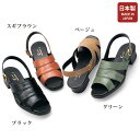 サンダル シューズ レディース おしゃれ ミセス シニア ファッション 50代 60代 70代 80代 バックバンドサマーサンダル