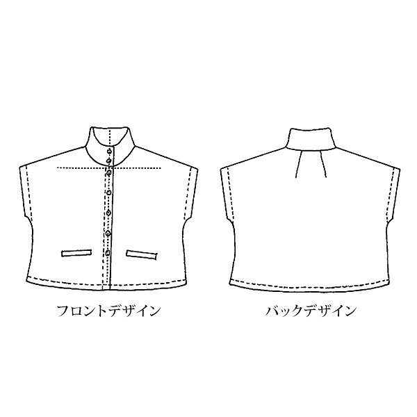 おしゃれ ブラウス レディース / スカンジプリント フレンチスリーブブラウス / 40代 50代 60代 70代 ミセスファッション シニアファッション 服◎ kyo-tsu-10089183 京都通販 ミセスのファッション館 サンプル画像3