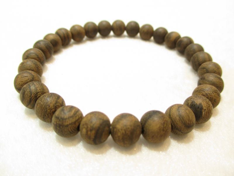 パワーストーン京屋/【激安特価】【天然木】《高級御念珠素材》【シャム柿】8mmブレスレット、桐箱付き..