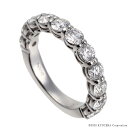 \母の日限定クーポン配布中/ リング 指輪 プラチナ 合計2.00ct 11石 ラウンドカット Dカラー VVS1 3EX H&C 鑑定書付き天然石 京セラ プ...