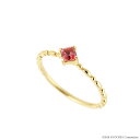 パパラチアサファイア リング 指輪 K18イエローゴールド エメラルドカット ウェーブ パレット 9月誕生石クレサンベール 京セラ プレゼント ギフト