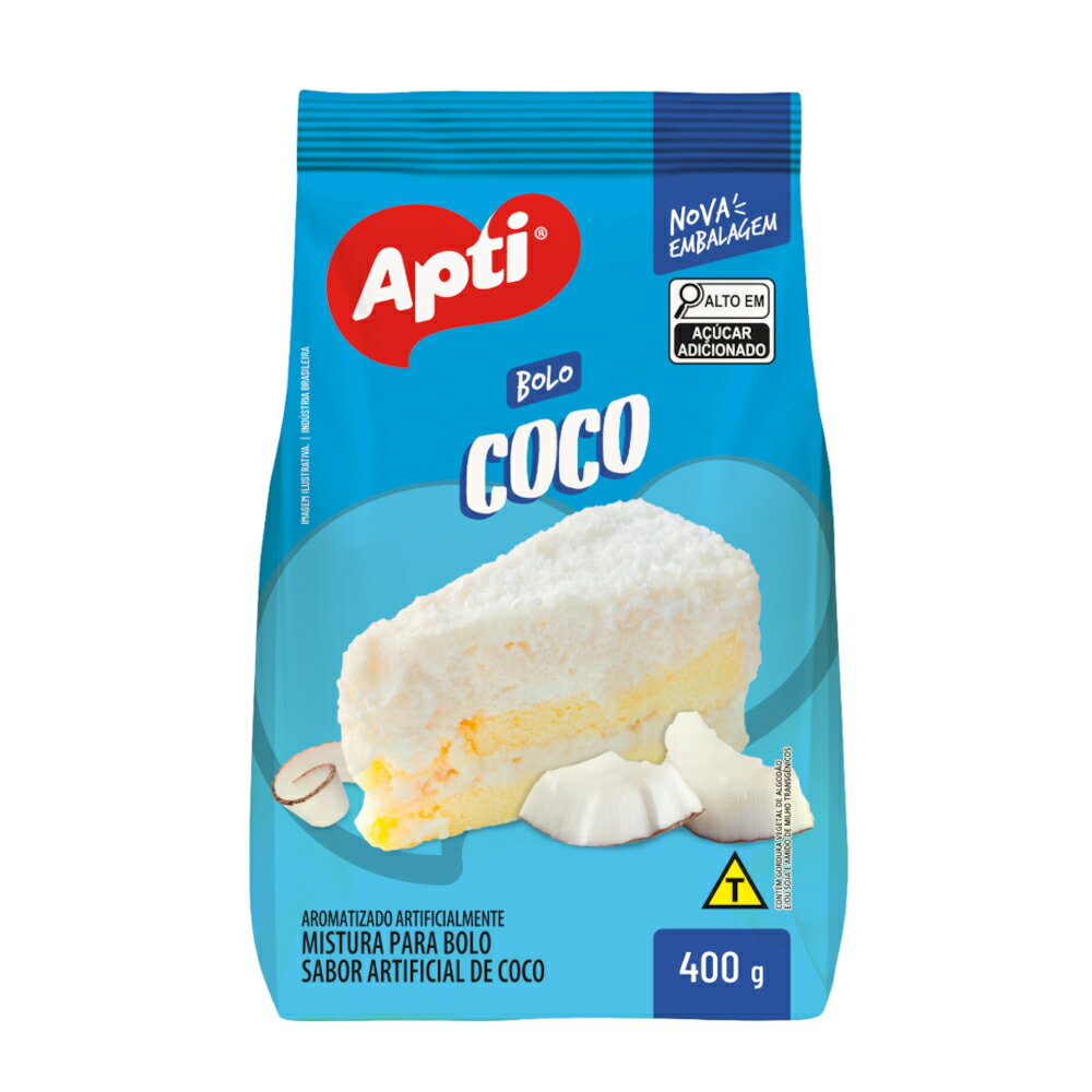 ケーキミックス ココナッツ風味 アプチ 400g APTI MISTURA PARA BOLO DE COCO 400GR 【ブラジル産】【パウンドケーキ】【ミックス粉】【お菓子作り】【製菓】【材料】【簡単】【手作り】【海外食品】【輸入食品】