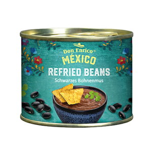 【メキシコ特集】リフライドビーンズ 200g ドンエンリコ DON ENRICO REFRIED BEANS 200G【メキシコ料理】【フリホーレス】【タコス】【ブリトー】【エンチラーダ】【ブラックビーンズ】【簡単】【時短】【パーティー】【MX04】