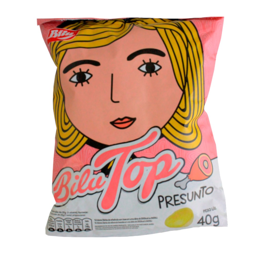 ビルトップ コーンスナック ハム風味 40g BILU TOP PRESUNTO 40GR 【ブラジル菓子】【ブラジル】【スナック菓子】【おすすめ】【おやつ】【おつまみ】【人気】【話題】【海外菓子】【輸入菓子】