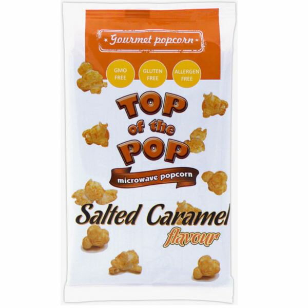 楽天キョウダイ マーケットトップ オブ ザ ポップ ポップコーン 塩キャラメル味 100g TOP OF THE POP SALTED CARAMEL FLAVOR 【あす楽対応】【ポップコーン】【塩キャラメル】【ポップコーン　味付き】【お菓子】【パーティー】【映画】【簡単】