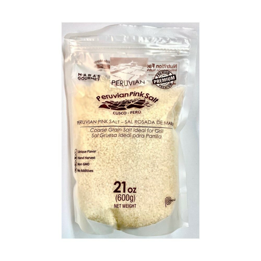 ペルー マラスのピンクソルト 600G ペルーシェフ SAL DE MARAS ROSADA PERU CHEF【ピンク岩塩】【ピンク塩】【インカ塩】【フェアトレード】のサムネイル