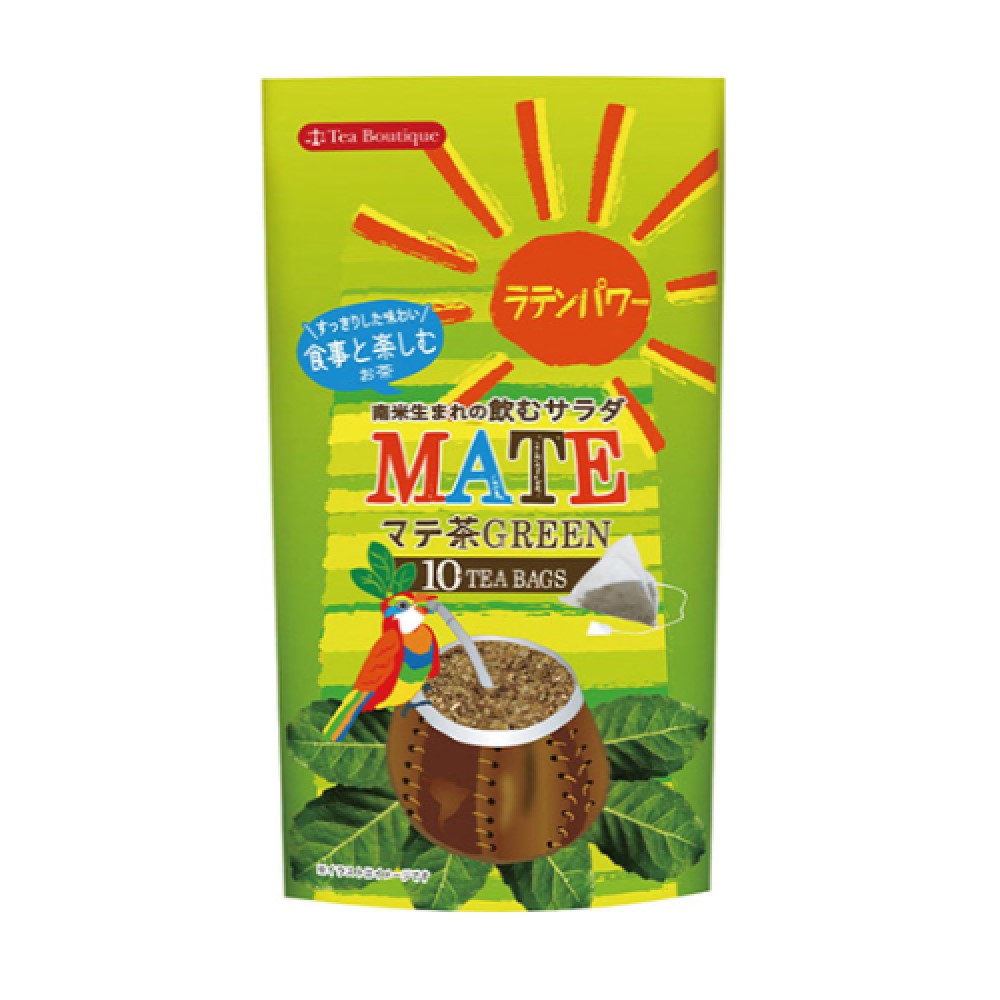 マテ茶 グリーン 三角ティーバッグ Tea Boutique 15g(1.5g×10袋) MATE GREEN 【健康茶】