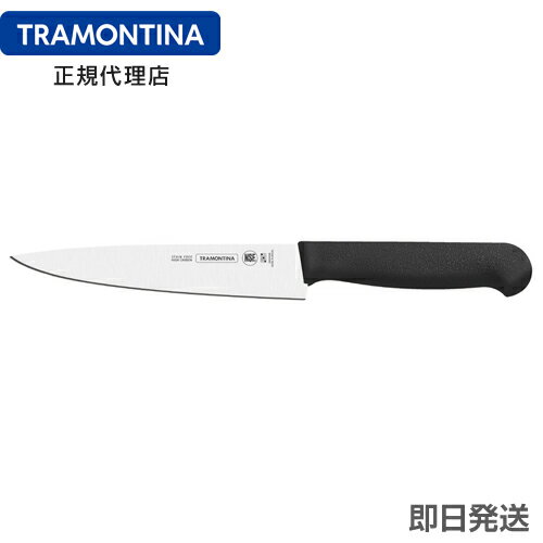 TRAMONTINA 抗菌カラー包丁 筋引 6インチ(刃渡り約15cm) ブラック プロフェッショナルマスター fillet knife 6inc. black profissional master トラモンティーナ