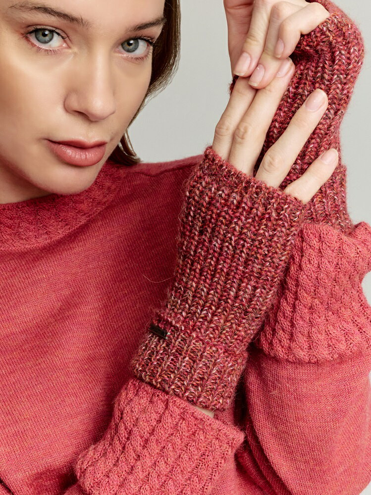 【スーパーセール 販売期間前】KUNA ベビーアルパカ 100% 手袋 UBICATE GLOVES レッド クーナ【アルパカ手袋】【手袋 レディース】【手袋 ...