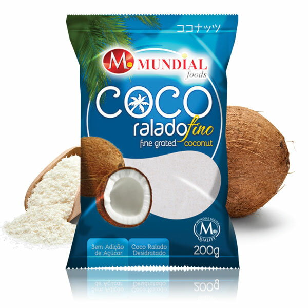 RRibct@C 200g MUNDIAL foods coco ralado finoyyΉz