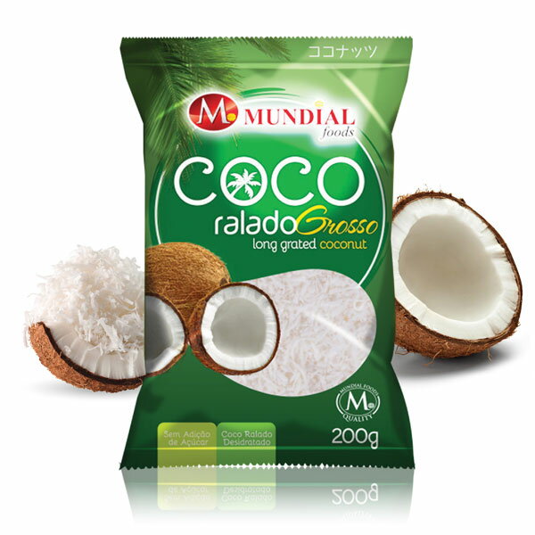 ココナッツロング 200g MUNDIAL foods coco ralado grosso【あす楽対応】