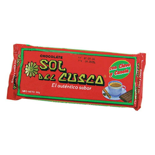 インスタントホットチョコレート　ソルデルクスコ クローブ&シナモン入り（固形）90g【あす楽対応】【sol del cusco clavo y canela】【インスタント　ココア】