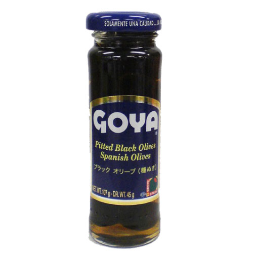 GOYA ブラックオリーブ(種抜き) 45g(内容総量107g) 【あす楽対応】【ゴヤ　オリー...