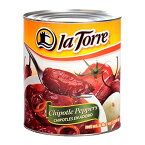 【メキシコ特集】チポトレペッパー 缶詰 la Torre 800g Chipotle Peppers CHIPOTLES EN ADOBO【あす楽対応】【チレ チポトレ　エン アドボ】【メキシコ産 唐辛子】【メキシカン】【大容量】【大サイズ】【長期保存】【MX04】