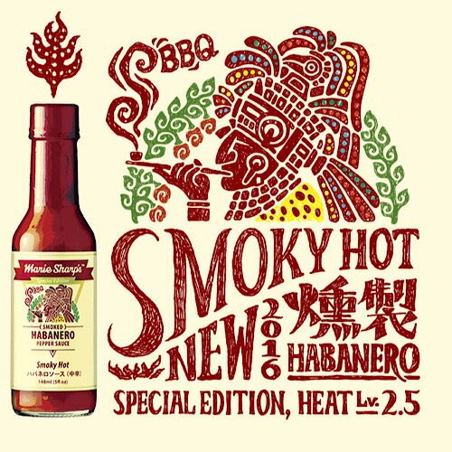 �ޥ꡼���㡼�ץ� �ϥХͥ������� ���⡼�����ۥåȡ���ɡ�148ml Marie Sharp's Smoked Habanero Pepper Sauce ��Smoky Hot�ɡڻݿɡۡڥϥХͥ��ۡڷ�� �������ۡڥ��ѥ����ۡ������� Ĵ̣���ۡڥ٥꡼����