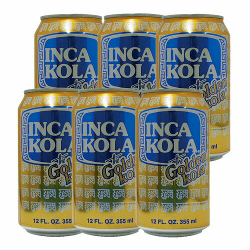 【お買い得】インカコーラ INCA KOLA 缶 355ml×6本セット【あす楽対応】【ペルー】【炭酸飲料】