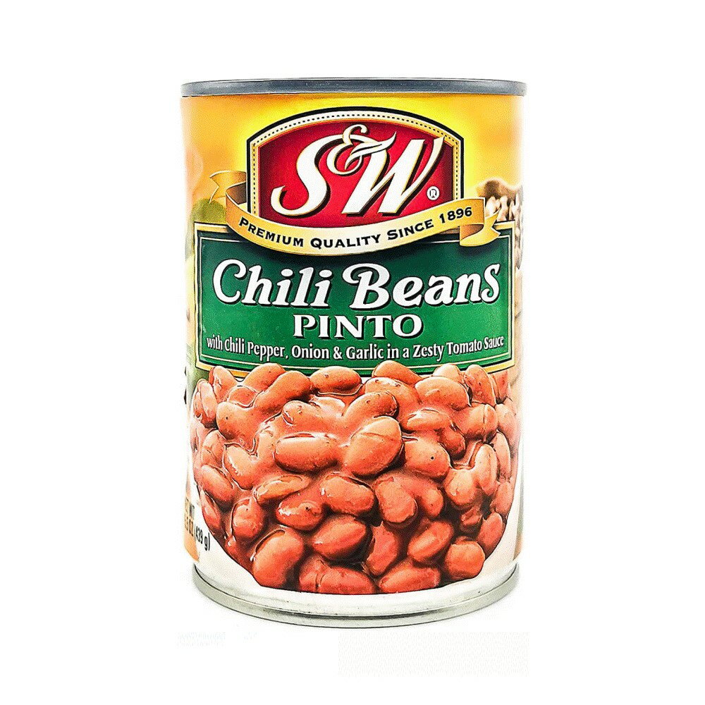 S&W チリ ビーンズ 439g【あす楽対応】【チリビーンズ】【うずら豆】【S&W CHILI BEANS】【缶詰　セッ..