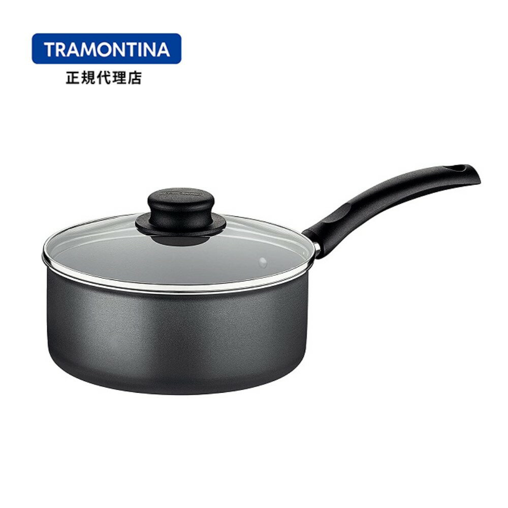 【スーパーセール 販売期間前】【送料無料】TRAMONTINA トリム 片手鍋 ソースパン 18cm アルミ製 ノンスティック フッ素コート トラモンティーナ【軽量】【キャセロール】【食洗器対応】