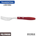 【送料無料】TRAMONTINA ビッグテーブルフォーク 22cm ポリウッド×60本セット ＜食洗機対応＞ トラモンティーナ【テーブルフォーク おすすめ】