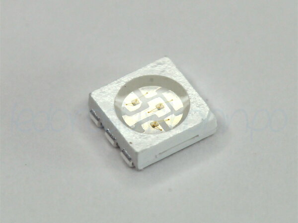 ＼あす楽対応／ SMD 3Chip 5050 チップLED青色 （120° 1400mcd）50個■106