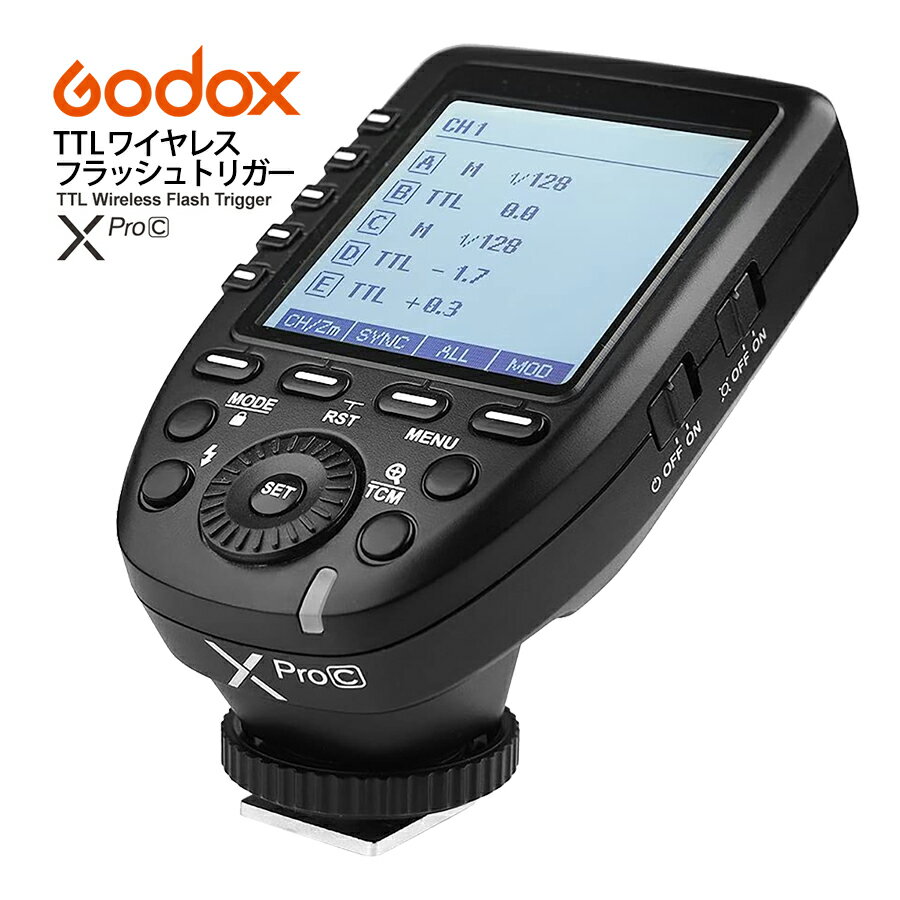 ＼あす楽／ 【日本公認代理店】技適マーク付き Canon用 Godox XPro-C ワイヤレスフラッシュトリガー Godox キャノン用 公式日本語説明書付き ■653