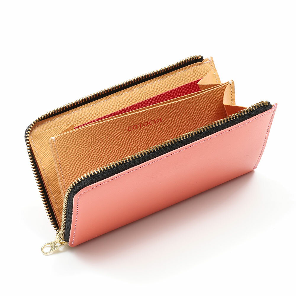 【a148】長財布 レディース メンズ 本革 COTOCUL（コトカル）限定品 一期一会シリーズ コンパクト 小さめ 小さい L字ファスナー 大容量 革 本革 財布 高級 送料無料 プレゼント ギフト