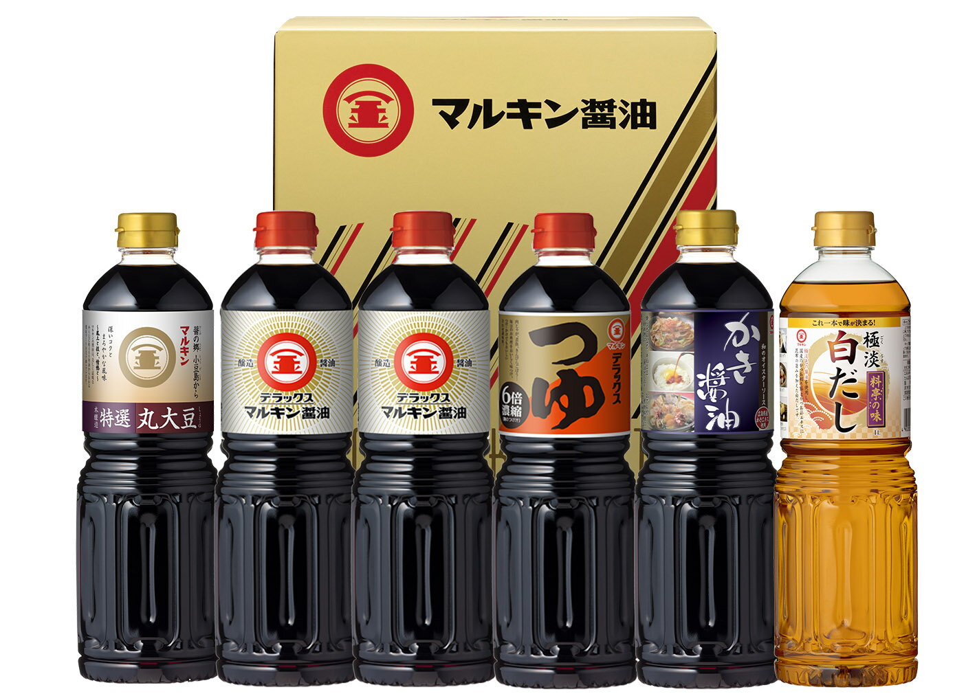 【調味料セット】人気の調味料セットI（1L×6本）【マルキン】ギフト プレゼントのサムネイル