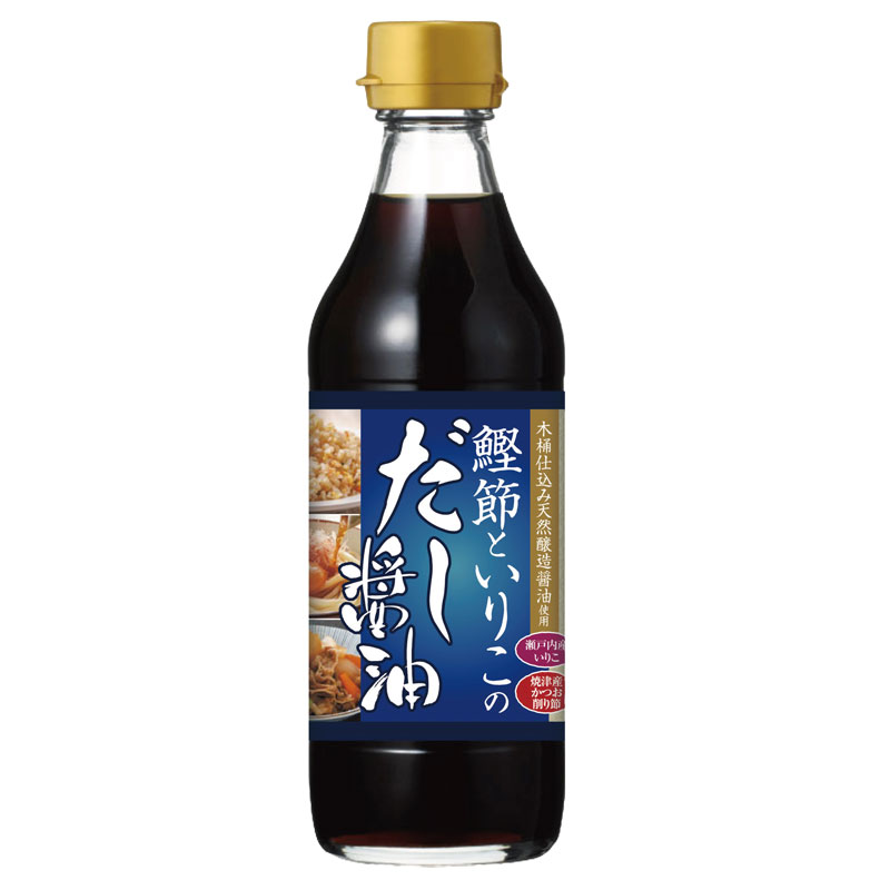 ［マルキン］ 鰹節といりこのだし醤油 360ml［常温/冷蔵可］【4～5営業日以内に出荷】