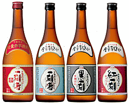 【 送料380円※限定 】 全量芋焼酎 一刻者 飲み比べセット 720mlx4 【あす楽対応】